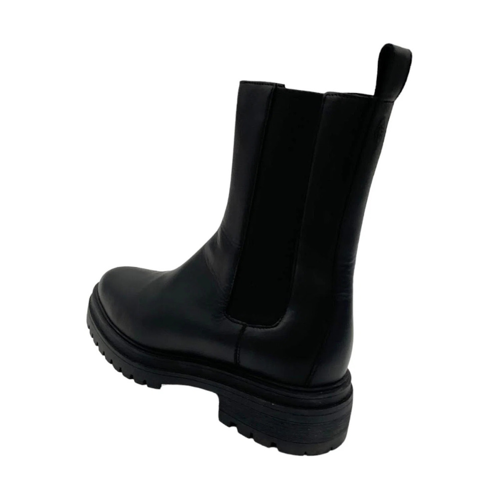 ba&sh Women's Bottines Coda Leather Chelsea Boot Black - Medium - Picture 2 of 2